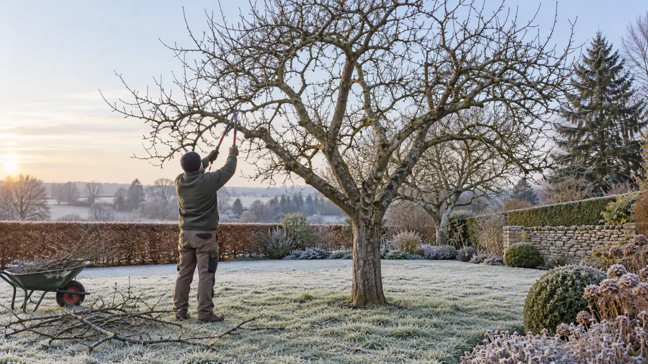 Taille du pommier en hiver : ne retirez jamais plus d’un tiers de la ramure