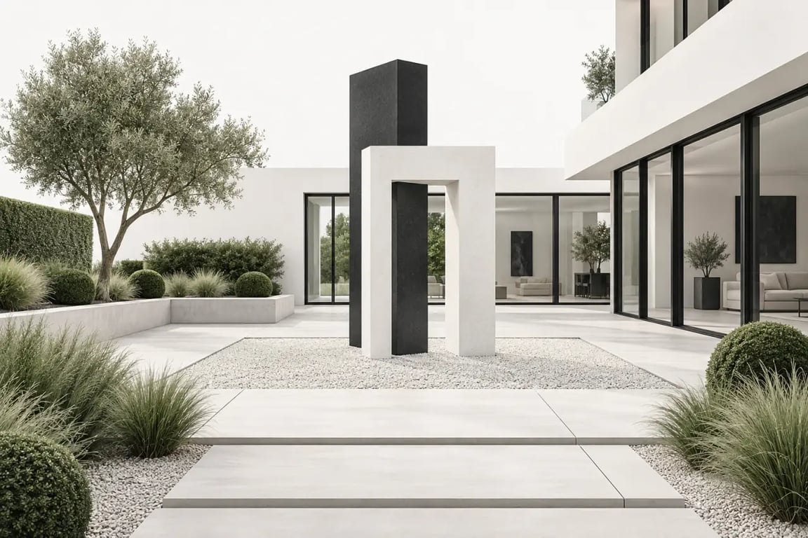 Choisir une sculpture moderne pour décorer son jardin contemporain